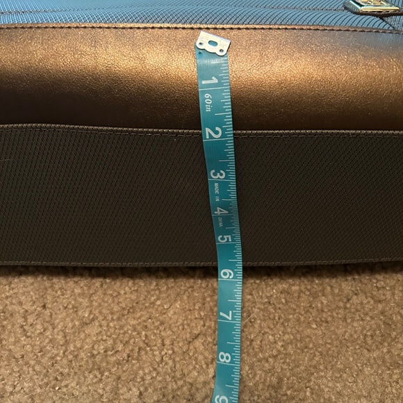 Diane Von Furstenberg Extra Large Tote in Gray Brown With Gold Accents - Picture 13 of 13